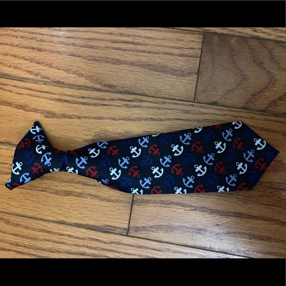 Anchor Nautical Baby Tie - Picture 2 of 6